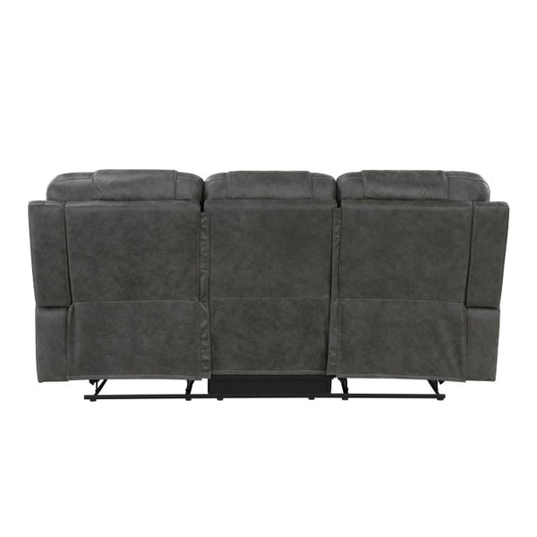 English Elm Sofa with Dual Reclining Ends Pocket Coil Comfort Microfiber Modern Living Room B011P574449