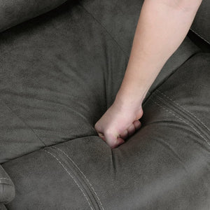 English Elm Sofa with Dual Reclining Ends Pocket Coil Comfort Microfiber Modern Living Room B011P574449
