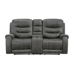 English Elm Love Seat Chenille Upholstered Loveseat with Pocket Coil Support for Modern Living Dark Gray 76.5 x 39 x 43 B011P574450