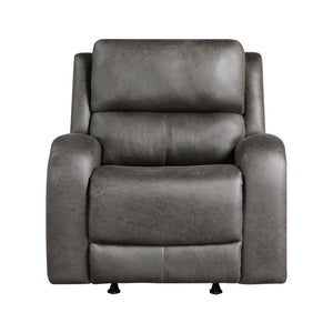 English Elm Rocker Recliner with Pocket Coil Support and Microfiber Upholstery for Living Rooms B011P574454