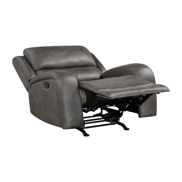 English Elm Rocker Recliner with Pocket Coil Support and Microfiber Upholstery for Living Rooms B011P574454