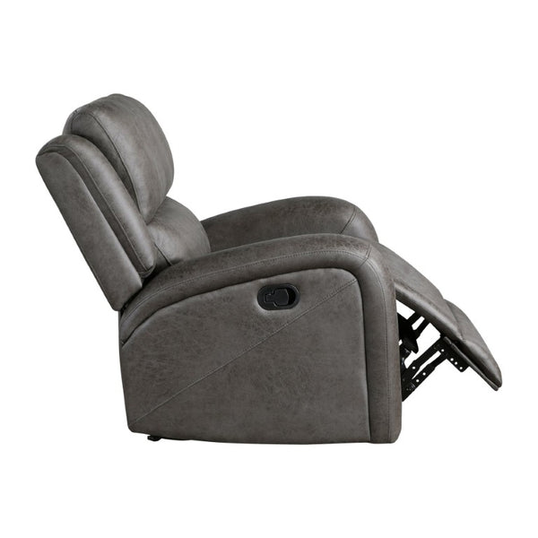 English Elm Rocker Recliner with Pocket Coil Support and Microfiber Upholstery for Living Rooms B011P574454