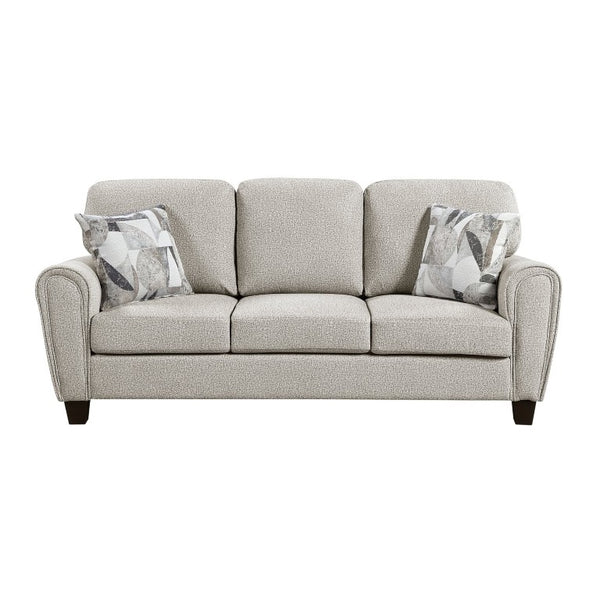 English Elm Sofa Gray Chenille Upholstered Modern Living Room Piece with Pocket Coil Support B011P574458
