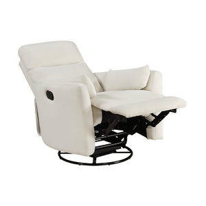 English Elm Reclining Wall Hugger Chair Microfiber Pocket Coil Foam Seat Modern Living Room Beige 35 L x 38 W x 40.5 H B011P574471