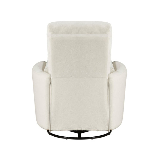English Elm Reclining Wall Hugger Chair Microfiber Pocket Coil Foam Seat Modern Living Room Beige 35 L x 38 W x 40.5 H B011P574471
