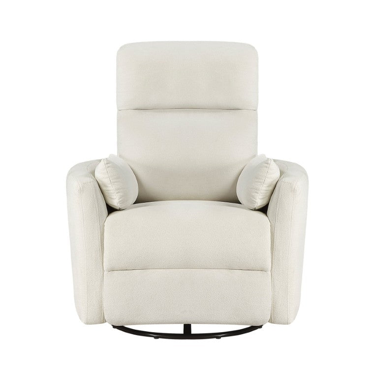 English Elm Reclining Wall Hugger Chair Microfiber Pocket Coil Foam Seat Modern Living Room Beige 35 L x 38 W x 40.5 H B011P574471