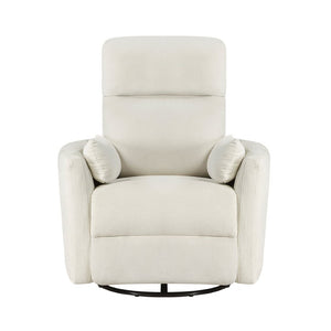 English Elm Reclining Wall Hugger Chair Microfiber Pocket Coil Foam Seat Modern Living Room Beige 35 L x 38 W x 40.5 H B011P574471