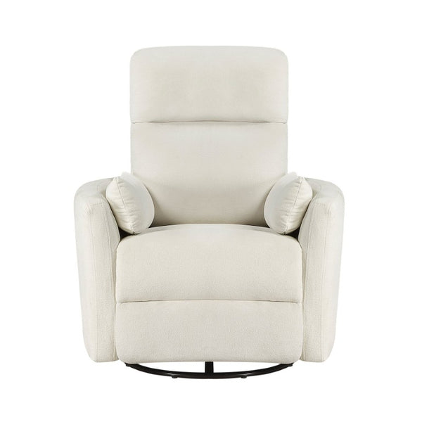 English Elm Reclining Wall Hugger Chair Microfiber Pocket Coil Foam Seat Modern Living Room Beige 35 L x 38 W x 40.5 H B011P574471