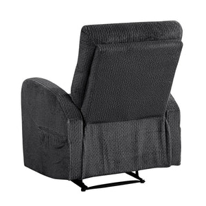 English Elm Reclining Wall Hugger Chair Microfiber Pocket Coil Foam Seat Modern Living Room Dark Gray 29 L x 38 W x 39.5 H B011P574479