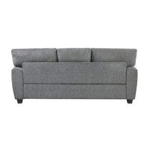 English Elm Sofa Three Seat Chenille Upholstered with Nailhead Trim and Pocket Coil Support B011P575202