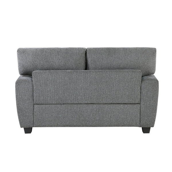 English Elm Love Seat Chenille Upholstered Two Sofa with Pocket Coil Support for Modern Rooms 65 x 38.5 x 37 inches B011P575203