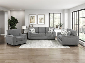 English Elm Love Seat Chenille Upholstered Two Sofa with Pocket Coil Support for Modern Rooms 65 x 38.5 x 37 inches B011P575203