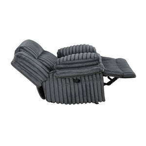 English Elm Glider Recliner Oversized Corduroy Lounge Chair with Pocket Coil Support for Any Room B011P575211