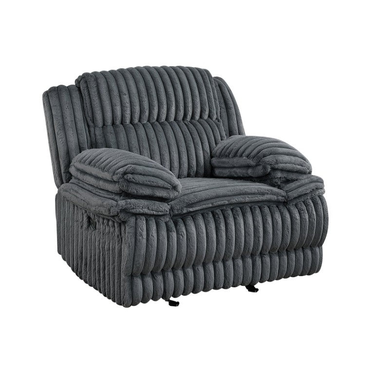 English Elm Glider Recliner Oversized Corduroy Lounge Chair with Pocket Coil Support for Any Room B011P575211