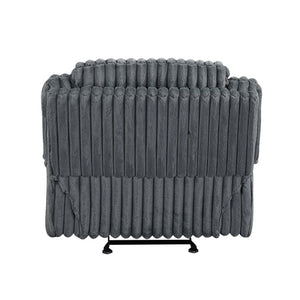 English Elm Glider Recliner Oversized Corduroy Lounge Chair with Pocket Coil Support for Any Room B011P575211