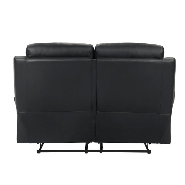 English Elm Double Reclining Loveseat Top Grain Leather High Back Two Seat Home Theater Sofa B011P575214