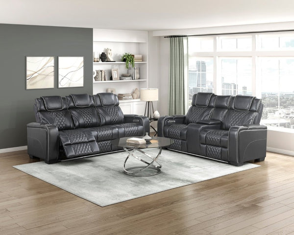 English Elm Sofa Mid-Century Velvet Upholstered with Walnut Legs and Pocket Coil Cushion Support Black Leather 84.5 L x 40 W x 42.5 H B011P575263