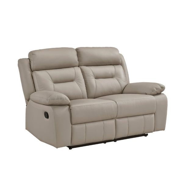English Elm Double Reclining Loveseat Top Grain Leather Transitional Living Room Comfort Seating B011P575267