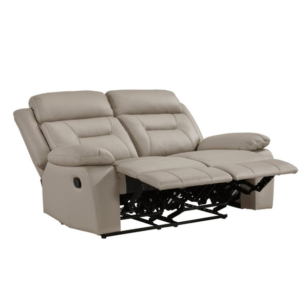 English Elm Double Reclining Loveseat Top Grain Leather Transitional Living Room Comfort Seating B011P575267