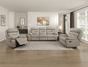English Elm Double Reclining Loveseat Top Grain Leather Transitional Living Room Comfort Seating B011P575267