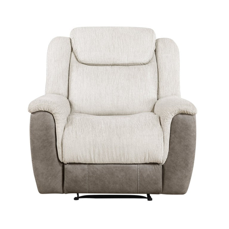 English Elm Reclining Chenille Accent Chair with Pocket Coil Support for Cozy Living Rooms B011P575271
