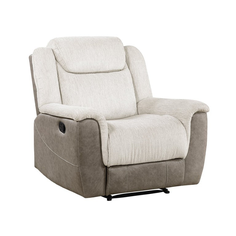English Elm Reclining Chenille Accent Chair with Pocket Coil Support for Cozy Living Rooms B011P575271