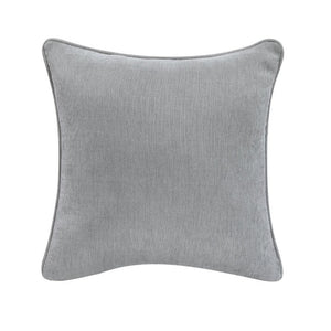 English Elm Sofa Three Seat Chenille Upholstered with Nailhead Trim and Scatter Back Pillows B011P575272