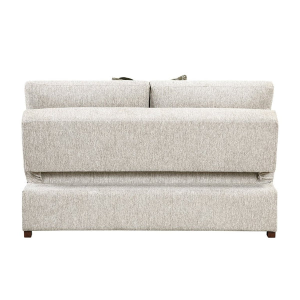 English Elm Modern Glam California King Bed Bouclé Shell Arch Headboard with LED Ambient Lighting Sage 62 L x 38.5 W x 36 H Microfiber B011P575277
