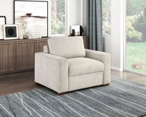 English Elm Armless Modular Sectional Chair with Pocket Coil Support and Microfiber Upholstery B011P575929