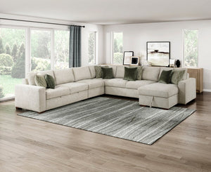 English Elm Convertible Armless Chaise with Hidden Storage Microfiber Upholstery Sleeper Lounge B011P575932