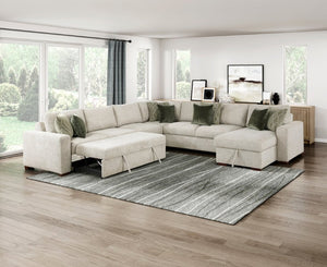 English Elm Convertible Armless Chaise with Hidden Storage Microfiber Upholstery Sleeper Lounge B011P575932
