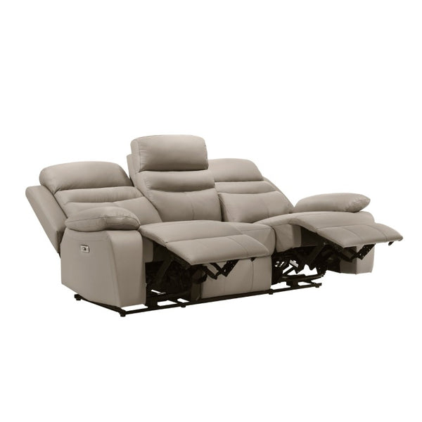 English Elm Sofa Mid-Century Velvet Upholstered with Walnut Legs and Pocket Coil Cushion Support Beige Grey Leather 86.5 L x 37.5 W x 40.5 H B011P575939