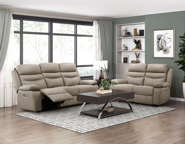English Elm Sofa Mid-Century Velvet Upholstered with Walnut Legs and Pocket Coil Cushion Support Beige Grey Leather 86.5 L x 37.5 W x 40.5 H B011P575939