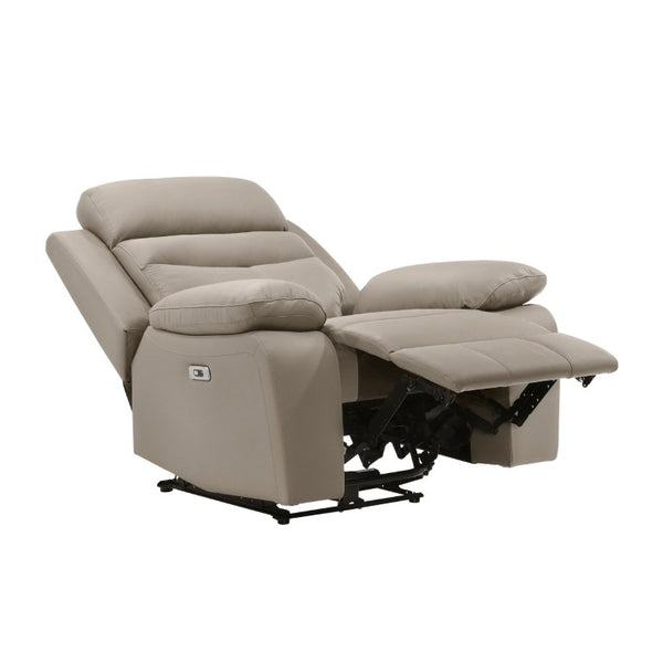 English Elm Power Reclining Chair Top Grain Leather Contemporary Living Room Lounge Seat B011P575941