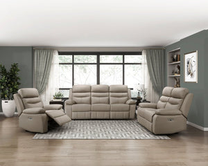 English Elm Power Reclining Chair Top Grain Leather Contemporary Living Room Lounge Seat B011P575941