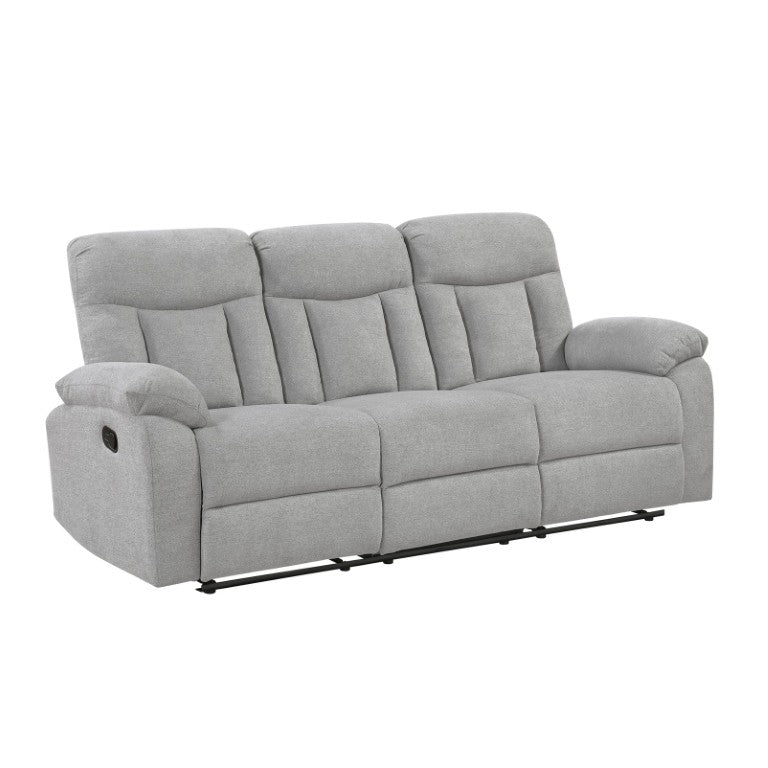 English Elm Double Reclining Sofa Plush Chenille Upholstery Triple Seat Living Room Lounge B011P575942