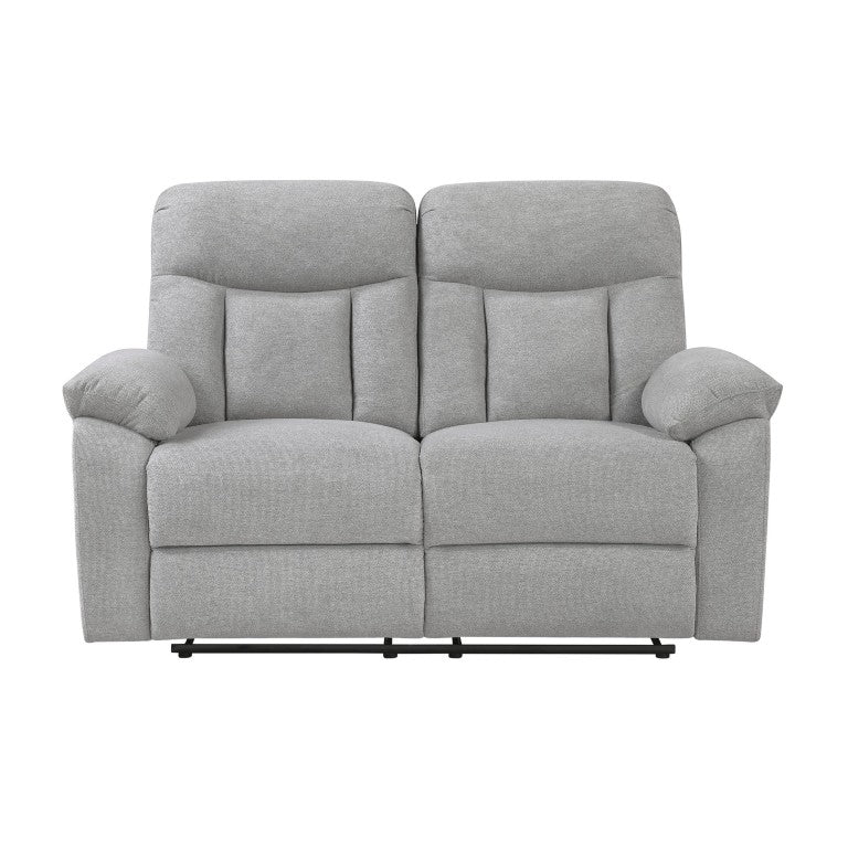 English Elm Double Reclining Loveseat Chenille Upholstered Pocket Coil Sofa for Living Rooms B011P575943