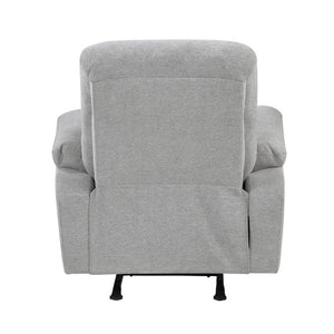 English Elm Rocker Recliner with Chenille Upholstery Pocket Coil Support for Nursery or Living Room B011P575944