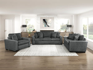 English Elm Double Reclining Three Seat Sofa with Microfiber Corduroy Upholstery for Living Rooms B011P575948