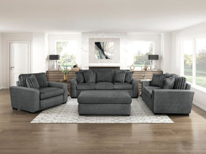 English Elm Double Reclining Three Seat Sofa with Microfiber Corduroy Upholstery for Living Rooms B011P575948