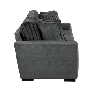 English Elm Double Reclining Three Seat Sofa with Microfiber Corduroy Upholstery for Living Rooms B011P575948