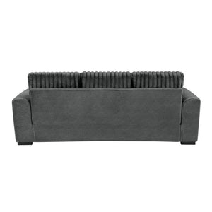 English Elm Double Reclining Three Seat Sofa with Microfiber Corduroy Upholstery for Living Rooms B011P575948