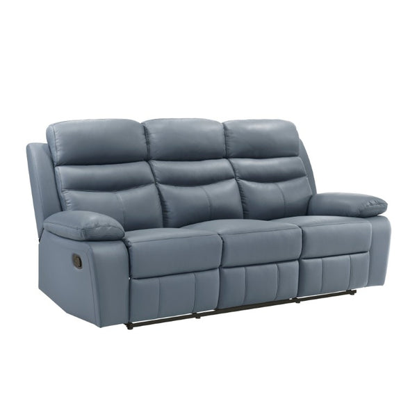 English Elm Double Reclining Top Grain Leather Sofa for Home Theater Living Room Comfort B011P575955