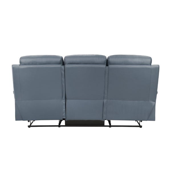 English Elm Double Reclining Top Grain Leather Sofa for Home Theater Living Room Comfort B011P575955