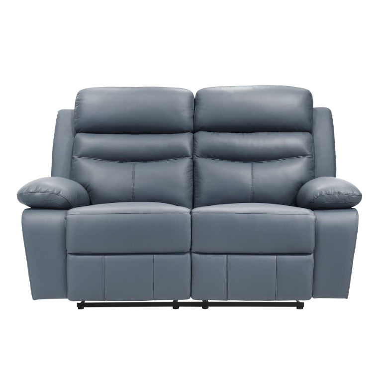 English Elm Double Reclining Loveseat Top Grain Leather High Back Home Theater Comfort Seating B011P575956