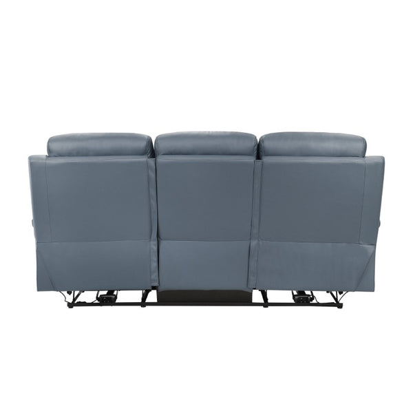 English Elm Power Reclining Sofa Top Grain Leather Dual Touch Controls USB Charging Living Room B011P575961