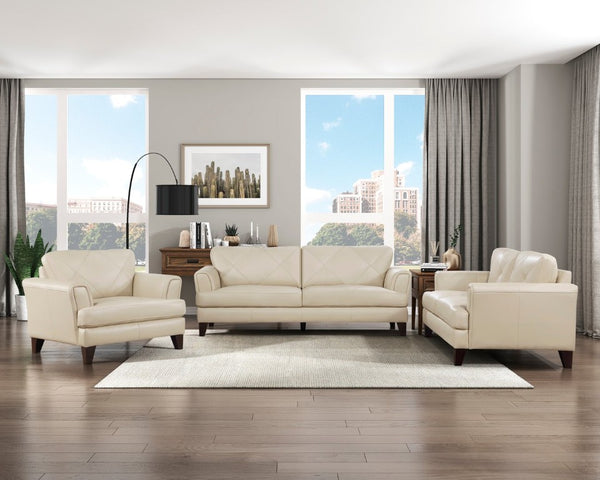 English Elm Love Seat Top Grain Leather Loveseat with Track Arms for Modern Living Rooms B011P575965