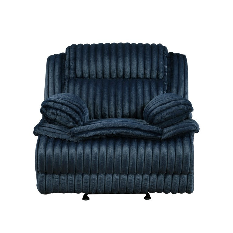 English Elm Glider Recliner Oversized Corduroy Armchair with Pocket Coil Cushioning for Nursery Use B011P575969