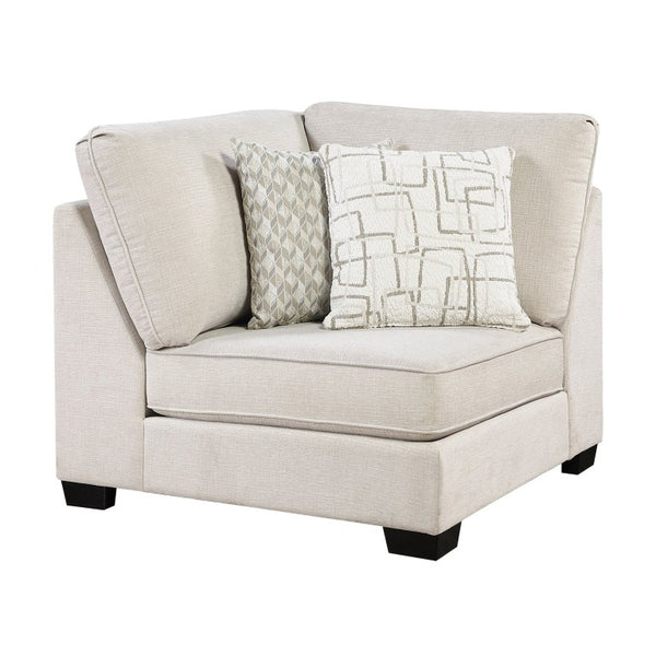 English Elm Corner Sectional Seat in Soft Chenille with Pocket Coil Support for Modern Living Rooms B011P575984