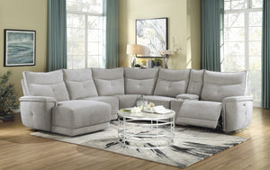 English Elm Left Arm Chaise Sectional Module Deep Seat Polyester Upholstery Contemporary Comfort B011P576011